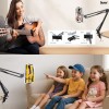 Dyazo Overhead Tablet Tripod Holder DZ8965 360° Rotation Clamp Mount Black