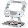 Dyazo Tablet Stand 1 360° Rotating Multi-Angle Adjustments Silver