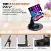 Dyazo Tablet Stand DZ0576 360° Rotation Adjustable Black