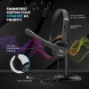 Dyazo Wired Headphones DZ7081 USB Type C Connectivity Lightweight On Ear Black