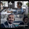 Dyazo Wired Headphones DZ7081 USB Type C Connectivity Lightweight On Ear Black