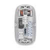 Dyazo Wireless Rechargeable Mouse DZ6077 Dual Connectivity Bluetooth 5.2 White