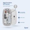 Dyazo Wireless Rechargeable Mouse DZ6077 Dual Connectivity Bluetooth 5.2 White