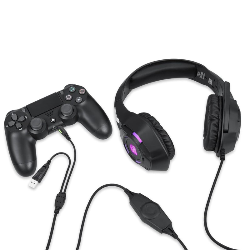 Enter Dominator Wired Gaming Headphone 40Mm Driver Black