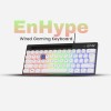 EVM Gaming Keyboard EVM-WLK-612 Compact Wired USB Keyboard Black