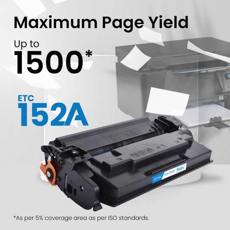 EVM Laser Printer Toner Cartridge EVM-ETC-152A High Page Yield Black