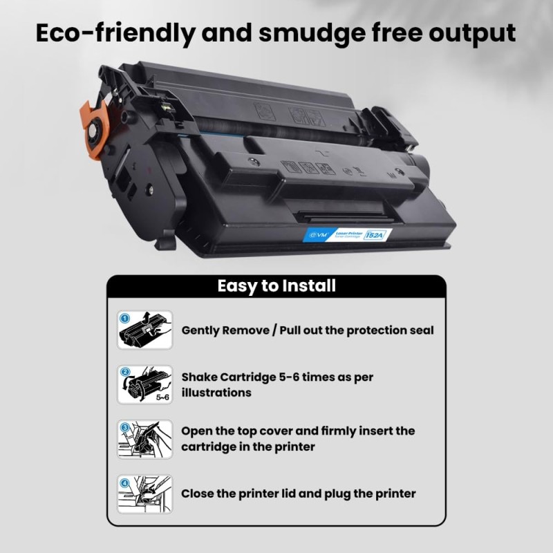 EVM Laser Printer Toner Cartridge EVM-ETC-152A High Page Yield Black
