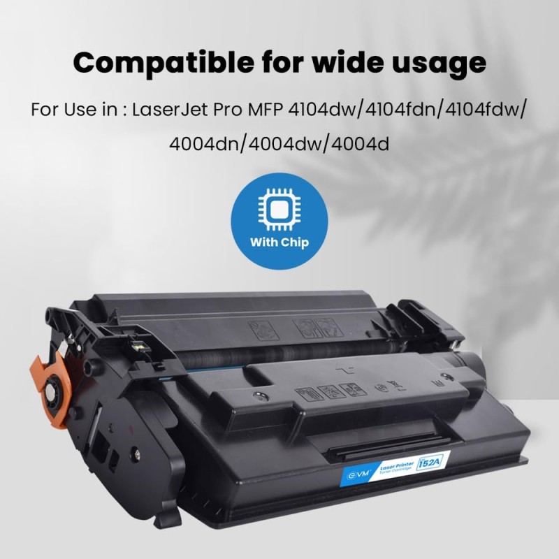 EVM Laser Printer Toner Cartridge EVM-ETC-152A High Page Yield Black