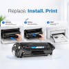 EVM Toner Cartridge EVM-ETC-88A Compatible with HP LaserJet Models 2000 Pages Black