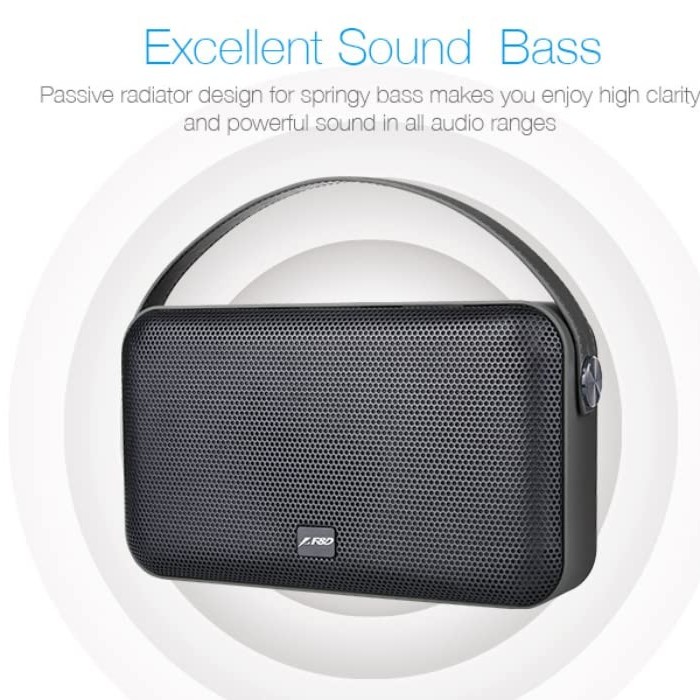 F&D Wireless Portable Bluetooth Speaker W19 12W Black