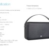 F&D Wireless Portable Bluetooth Speaker W19 12W Black