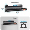Foxin Toner Cartridge B021 Compatible with Brother Printers Black