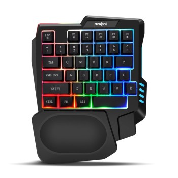 FRONTECH Dragon Fox Gaming Keyboard KB-0008P 35 Anti-Ghosting Keys Rainbow Backlit Black