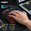 FRONTECH Dragon Fox Gaming Keyboard KB-0008P 35 Anti-Ghosting Keys Rainbow Backlit Black