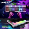 Frontech Gaming Combo KB-0040PC RGB LED Keyboard, 1200 DPI Mouse, Black