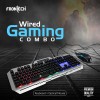 Frontech Gaming Keyboard and Mouse Combo KB-0039P RGB Backlit Black Grey