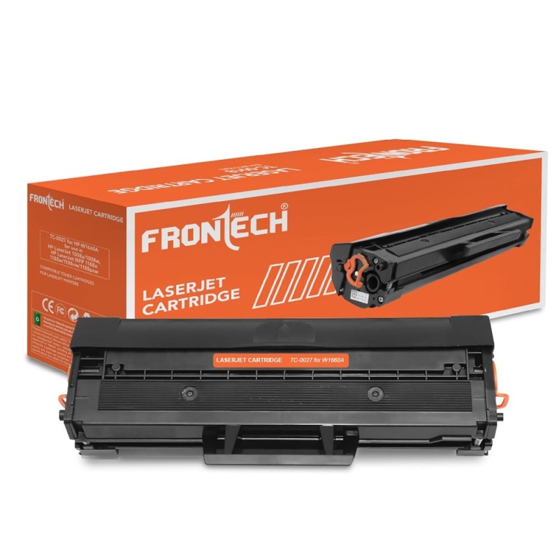 FRONTECH LaserJet Toner Cartridge TC-0027 Compatible with HP, Black