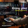 FRONTECH Wired Gaming Keyboard Mouse Combo KB-0039 104 Keys Ergonomic Design Black