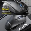 FRONTECH Wired Keyboard and Mouse Combo KB-0012 104 Keys Black