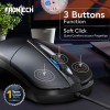 FRONTECH Wired Keyboard and Mouse Combo KB-0012 104 Keys Black