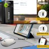 Frontech Wireless Rechargeable Keyboard & Mouse Combo FT-1602A 2.4 GHz & Bluetooth 5.0 White