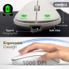 Frontech Wireless Rechargeable Keyboard & Mouse Combo FT-1602A 2.4 GHz & Bluetooth 5.0 White