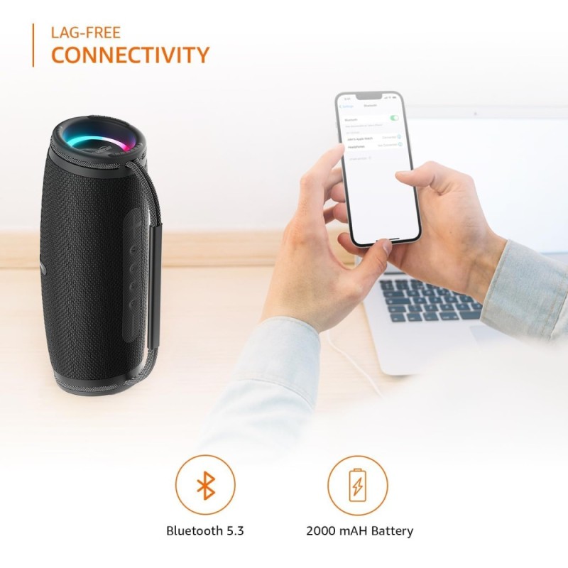 Generic Bluetooth Speaker AB-BTS-001-BLK-N 16W Black