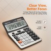Generic Desktop Calculator AB-250 12-Digit LCD Dual Power Black
