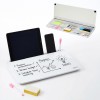 Generic Desktop Glass Whiteboard AB-GLASS-B-001 Tempered Glass Organizer