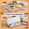 Generic Desktop Glass Whiteboard AB-GLASS-B-001 Tempered Glass Organizer