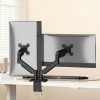 Generic Dual Monitor Arm AB-MS-05 Gas Spring Adjustable 13-32 inch Screens