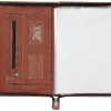 Generic File Folder COI2183 Faux Leather Expandable 20 Leafs Brown