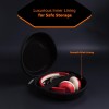 Generic Hard Shell EVA Headphone Carrying Case AB-Z33-BLK Portable Shockproof Water Repellent Black