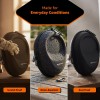 Generic Hard Shell EVA Headphone Carrying Case AB-Z33-BLK Portable Shockproof Water Repellent Black