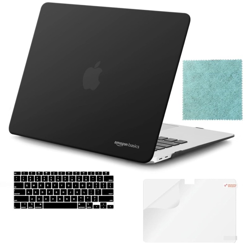 Generic Hard-Shell Laptop Cover for MacBook Air 13.6 inch A2681 M2 Black