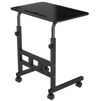 Generic Laptop Table ABWOODTROLLY Adjustable Height Black