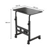 Generic Laptop Table ABWOODTROLLY Adjustable Height Black