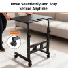Generic Laptop Table ABWOODTROLLY Adjustable Height Black