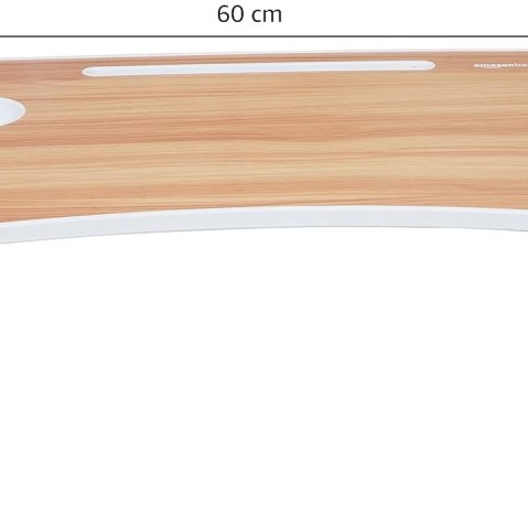 Generic Laptop Table SD_AB_LAPTABLE_BOOSTER_BROWN Foldable with Cup Holder and Tablet Groove, Brown