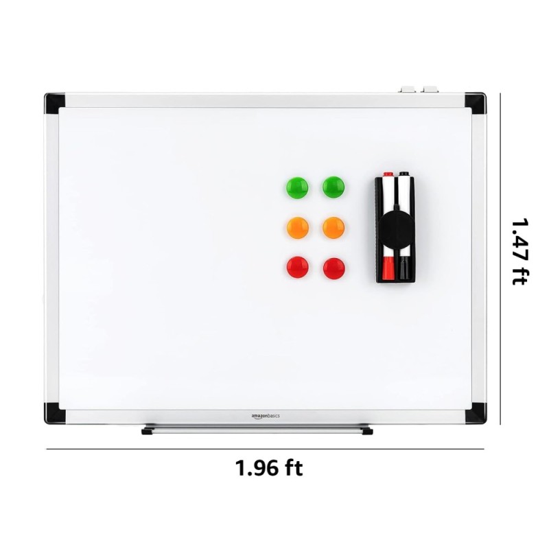 Generic Magnetic Drywipe Whiteboard 1548964562 1.96 Ft x 1.47 Ft White