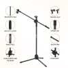 Generic Microphone Stand AB-MPS-O1 Adjustable Boom Arm Black