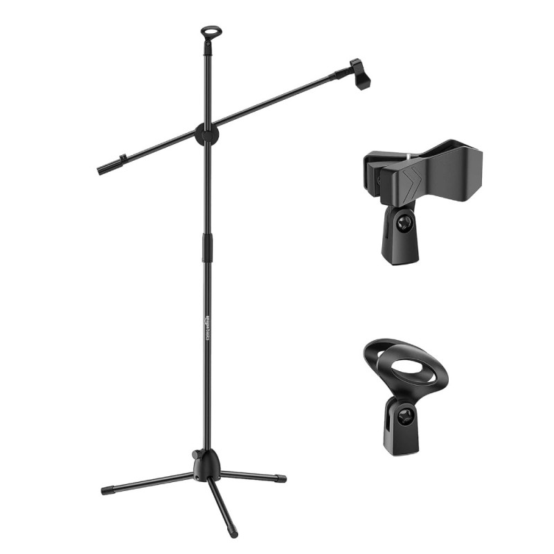 Generic Microphone Stand AB-MPS-O1 Adjustable Boom Arm Black
