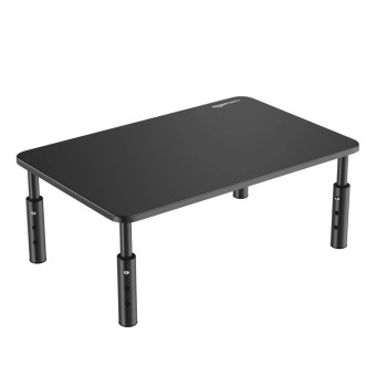 Generic Monitor Stand ABMONITRSET2BLK Height Adjustable Black