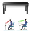 Generic Monitor Stand ABMONITRSET2BLK Height Adjustable Black