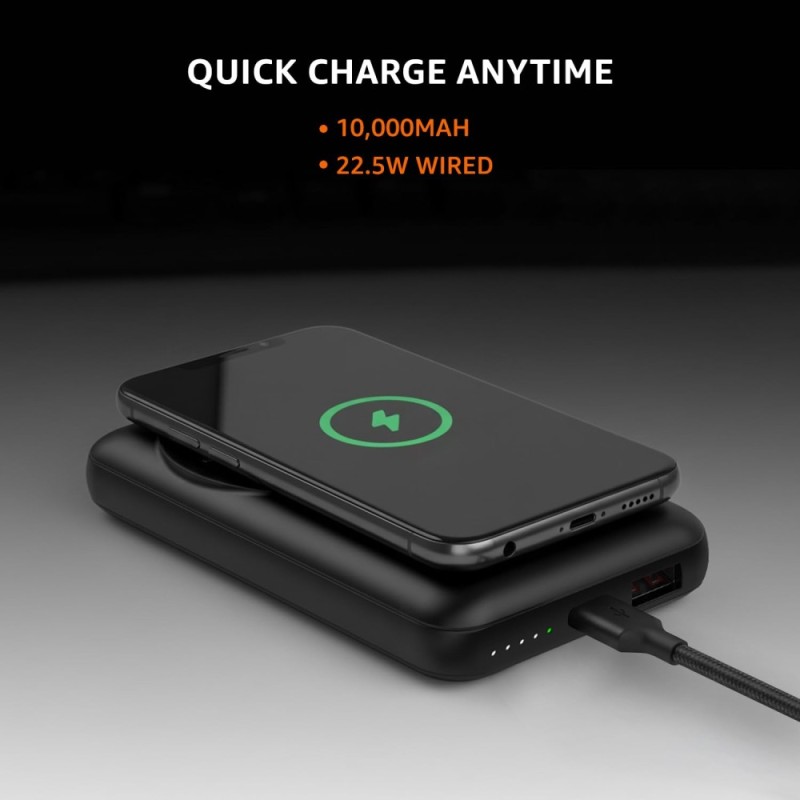 Generic Power Bank ABPB382 10000mAh 22.5W Fast Charging Black