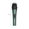 Generic Professional Microphone Super-Cardioid 40-18000 Hz Green