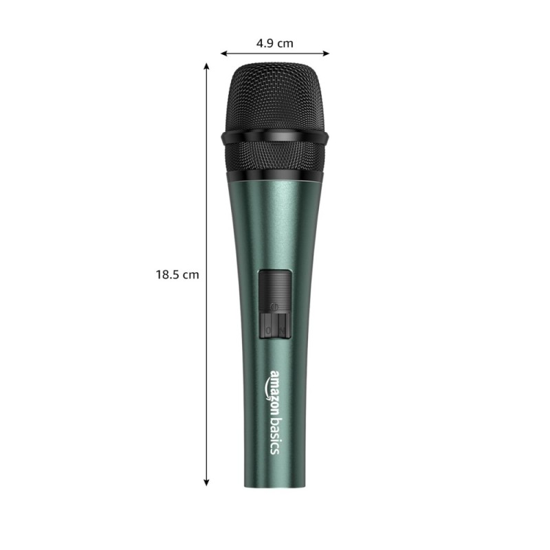Generic Professional Microphone Super-Cardioid 40-18000 Hz Green