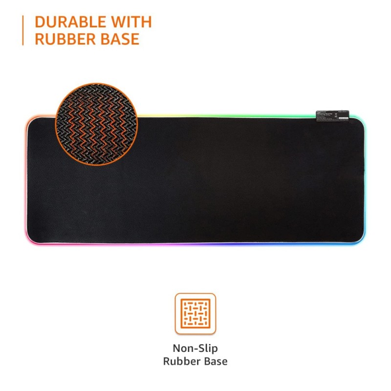 Generic RGB Light Gaming Mouse Pad Extended Size Design 2