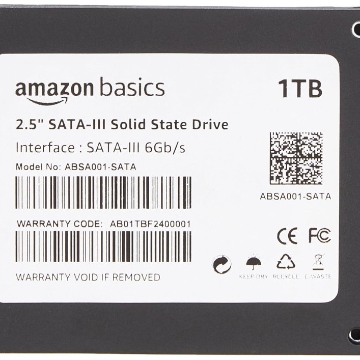 Generic SATA Internal SSD ABSA001- SATA 1 TB 560 MBps Black