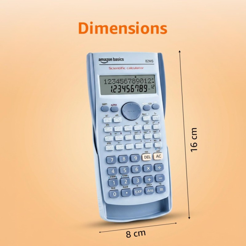 Generic Scientific Calculator AB82M 240 Functions 2-Line LCD Blue
